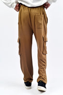 Khaki Interlock Cargo Trouser
