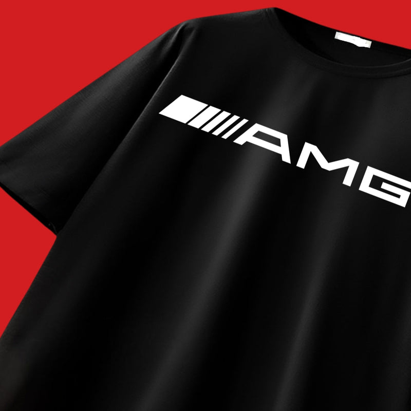 AMG Black Oversized Black Tee