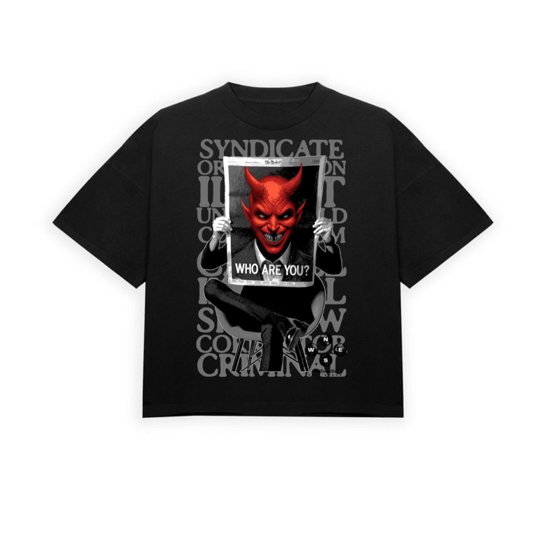 WHO A U OVERSIZED TEE
