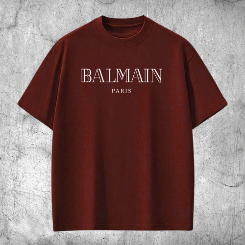 "Balmain Paris Logo T-Shirt – Black | Unisex Streetwear Tee"