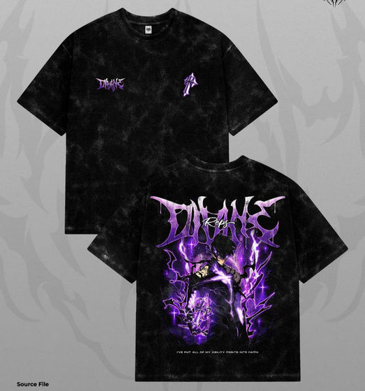 "Divine Reps: Anime Streetwear Graphic Tee"