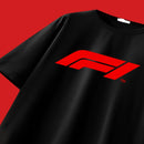 F1 Classic Oversized Black Tee