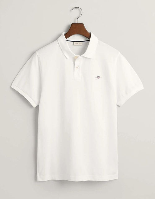 "Men’s White Polo Shirt – 'Perfect Pattern'  Classic Fit"