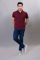 MAROON POLO T SHIRT