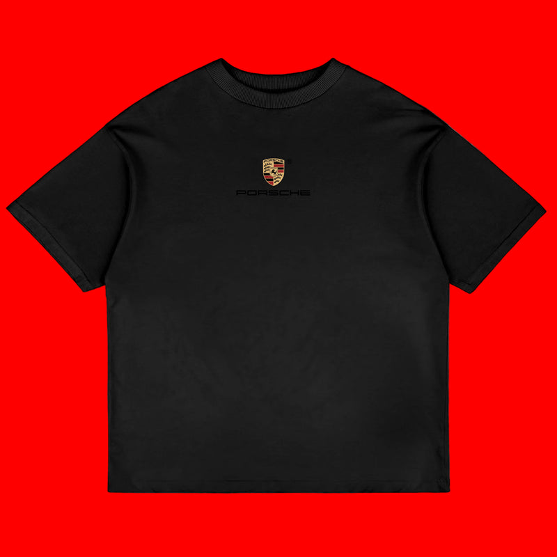 Porsche 911 Oversized Black Tee