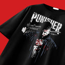Punisher Oversized Black Tee