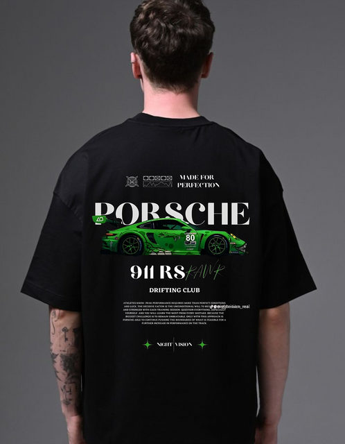 PORSCHE OVERSIZED T SHRIT