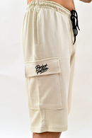 Ivory Skin Cargo Shorts