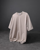 BEIGE  TSHIRTS DROP SHOLUDER