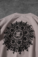 "Men's Begie Oversize T-Shirt with  Back Printed