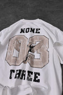 “Men’s White 03 Bird Printed Oversize T-shirt”