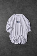 “Men’s White Cartel Print Oversize T-shirt”