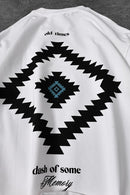"Men's White Memory Lego Printed Oversize T-Shirt"