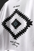 "Men's White Memory Lego Printed Oversize T-Shirt"