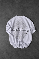 Men’s WHITE “Simple Things” Embroidered Oversize T-Shirt