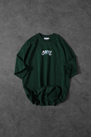 “Men’s Dark Green Cartel Print Oversize T-shirt”