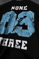 “Men’s Black 03 Bird Printed Oversize T-shirt”