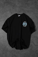 “Men’s Black 03 Bird Printed Oversize T-shirt”