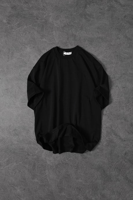 BLACK DROP SHOULDER  TSHIRT