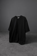 BLACK DROP SHOULDER  TSHIRT