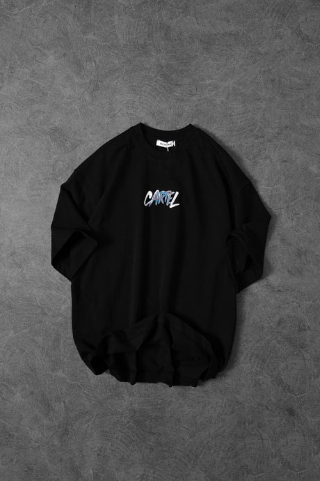 “Men’s BlackCartel Print Oversize T-shirt”