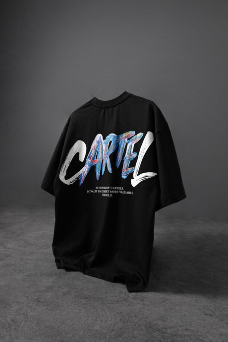 “Men’s BlackCartel Print Oversize T-shirt”