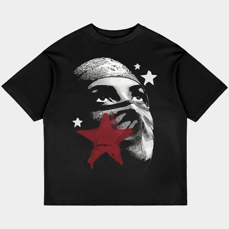 Street Wear Black Oversized Tee